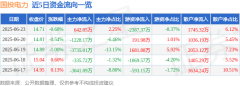 国投电力（600886）6月23日主力资金净买入64205万元